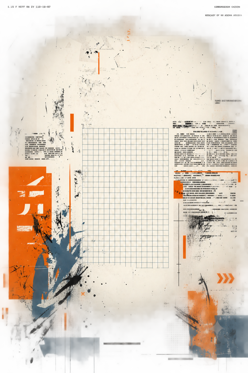 Abstract Technical Blueprint Grid Background
